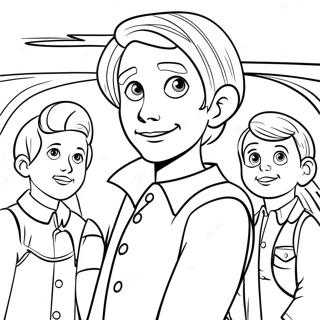 Samuel With Friends Coloring Page 17144-14418