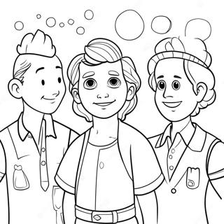 Samuel With Friends Coloring Page 17144-14419