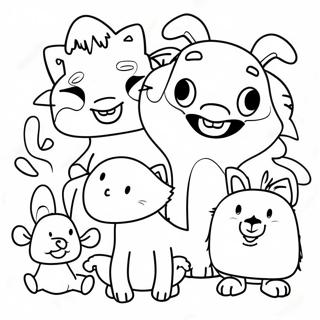 Silly Animals Wacky Wednesday Coloring Page 17164-14434