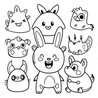 Silly Animals Wacky Wednesday Coloring Page 17164-14435