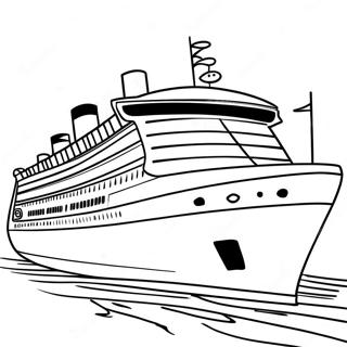 Disney Cruise Ship Coloring Page 17193-14456