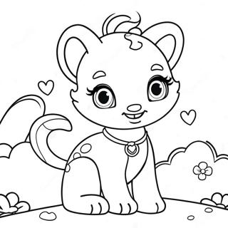 Lisa Frank Coloring Page 171-138