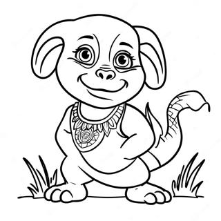 Zuma In Action Coloring Page 17204-14467