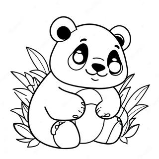 Mimi Panda Coloring Page 17213-14470