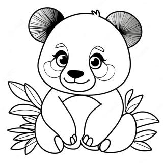 Mimi Panda Coloring Page 17213-14471