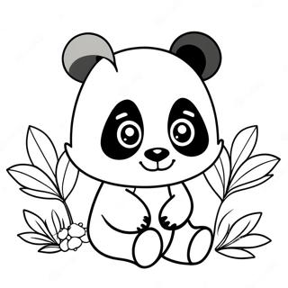 Mimi Panda Coloring Page 17213-14472