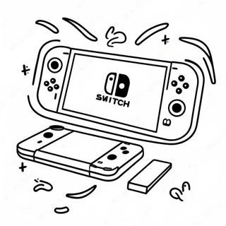 Nintendo Switch Coloring Pages