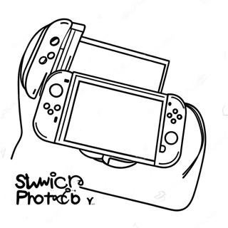 Nintendo Switch Coloring Page 1721-1375