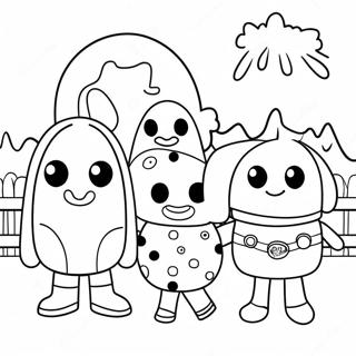 Hey Duggee With Friends Coloring Page 17224-14482