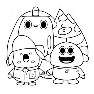 Hey Duggee With Friends Coloring Page 17224-14483