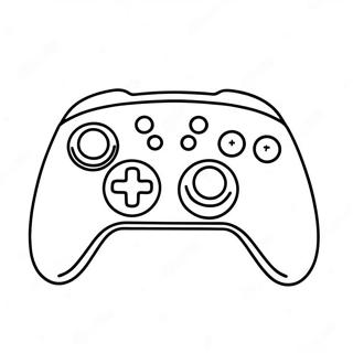 Colorful Nintendo Switch Controller Coloring Page 1722-1378