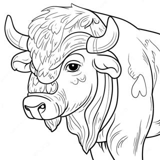 Buffalo Coloring Page 17253-14502