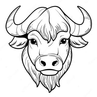 Buffalo Coloring Page 17253-14503