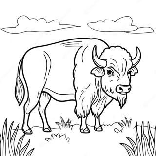 Buffalo Coloring Page 17253-14504