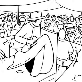 Country Music Festival Scene Coloring Page 17274-14523