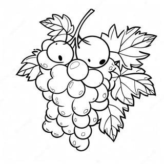 Grape Coloring Page 17324-14550