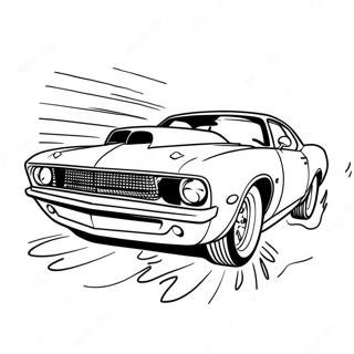 Drag Car Coloring Page 17334-14559