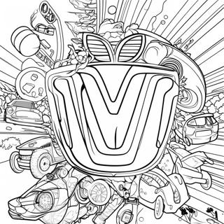 Honda Logo Coloring Page 17374-14592