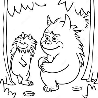 Where The Wild Things Are Coloring Page 17414-14622