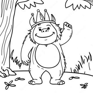 Where The Wild Things Are Coloring Page 17414-14624