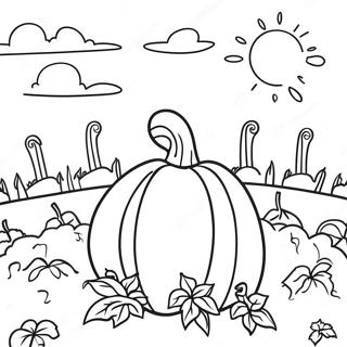 Pumpkin Patch Coloring Page 1741-1391