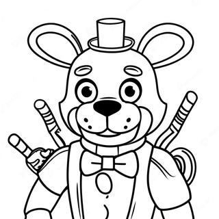 Mangle Fnaf Coloring Page 17454-14656