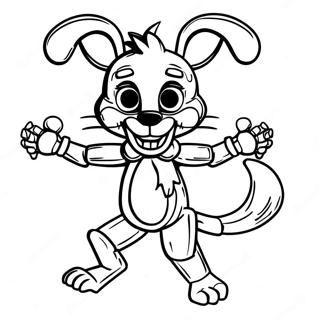 Mangle Fnaf In Action Coloring Page 17455-14657