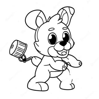 Mangle Fnaf In Action Coloring Page 17455-14659