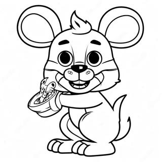 Mangle Fnaf In Action Coloring Page 17455-14660