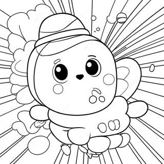 Pop It Sensory Toy Coloring Page 17464-14663