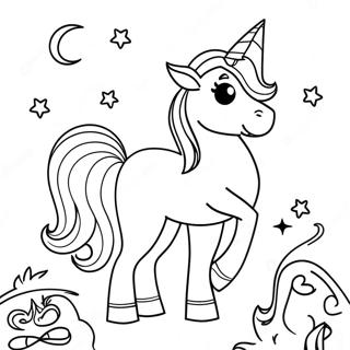 Halloween Unicorn Coloring Page 17474-14671