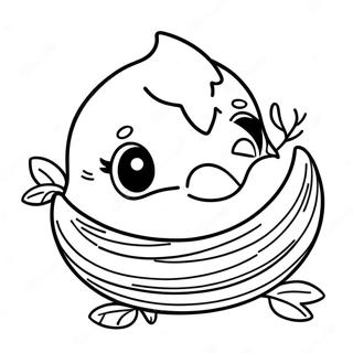 Fluffy Baby Bird Nesting Coloring Page 17495-14692