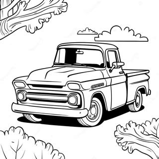 Chevy Truck Coloring Page 1751-1398