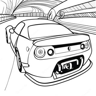 Drift Car Racing Coloring Page 17534-14719