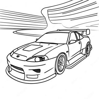 Drift Car Racing Coloring Page 17534-14720