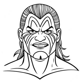 Wwe The Fiend Coloring Pages