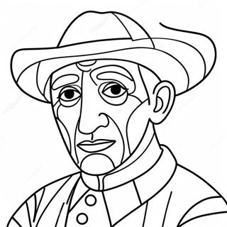 Picasso Coloring Page 17574-14750