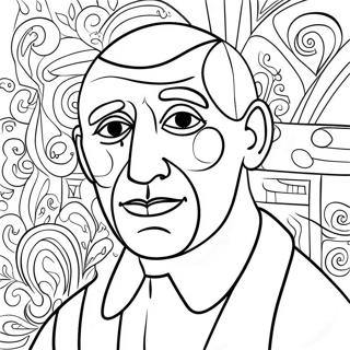 Picasso Coloring Page 17574-14751