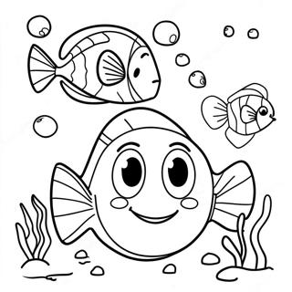 Dory And Friends Underwater Adventure Coloring Page 1762-1412