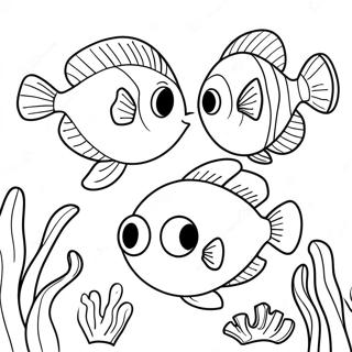 Dory And Friends Underwater Adventure Coloring Page 1762-1453