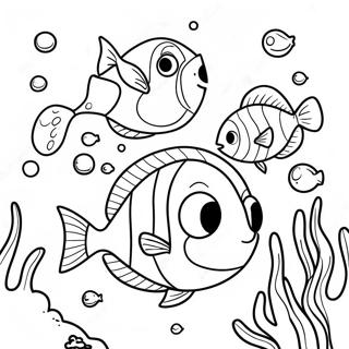 Dory Coloring Pages