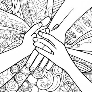 Hands Coloring Page 17655-14808