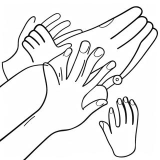 Playful Hands Coloring Page 17656-14810