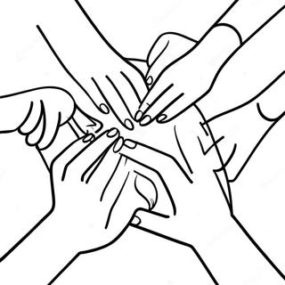 Playful Hands Coloring Page 17656-14811