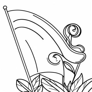 Colombia Flag Coloring Page 17695-14838