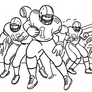 Exciting College Football Game Coloring Page 17706-14851