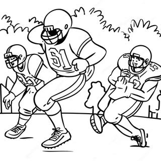 Exciting College Football Game Coloring Page 17706-14852