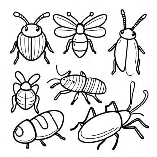 Bugs Coloring Page 17715-14854