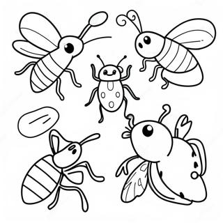 Bugs Coloring Page 17715-14855