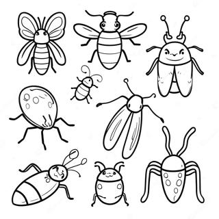 Bugs Coloring Page 17715-14856